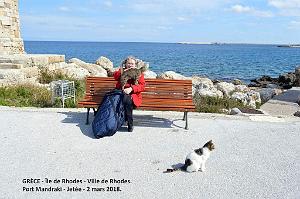103- Rhodes ville et port d'honneur